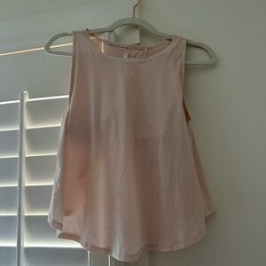 FP Movement by Free People Pale Pink Sleeveless Swing Tank